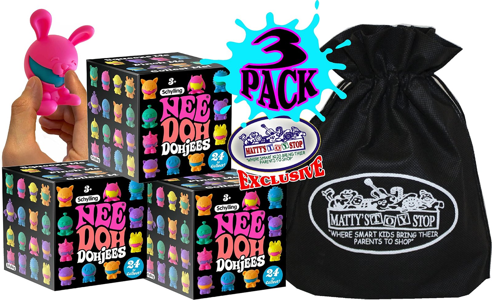 NeeDoh Dohjees Blind Box Mystery Pack