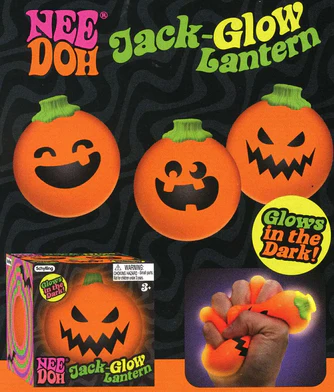 NeeDoh Jack Glow Lantern Halloween Edition