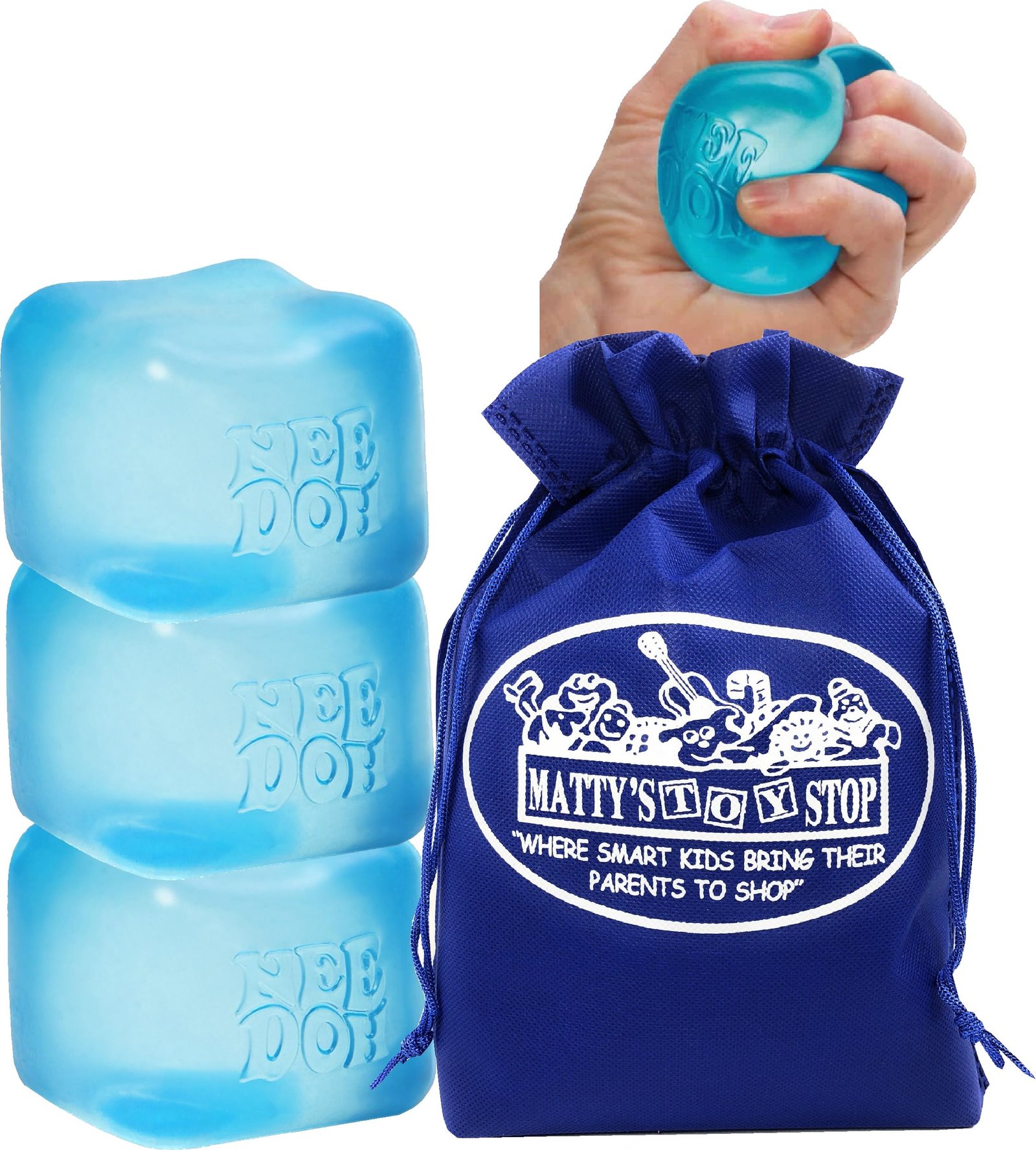 NeeDoh Nice Cube Blue - Original