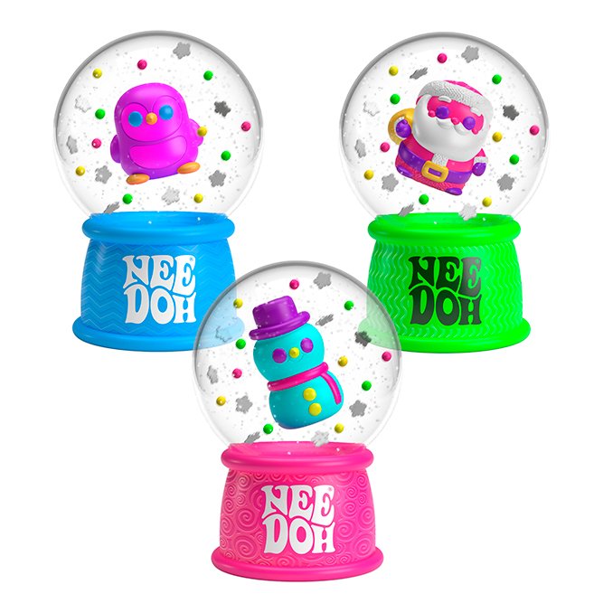NeeDoh Snow Globe Holiday Fidget