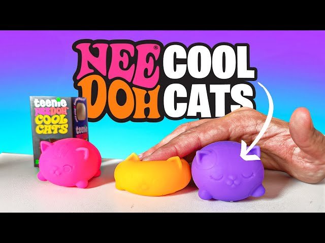 NeeDoh Cool Cats Cat Stress Balls